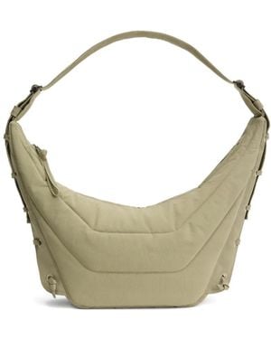 Lemaire Large Soft Game Quilted Shoulder Bag - Grey