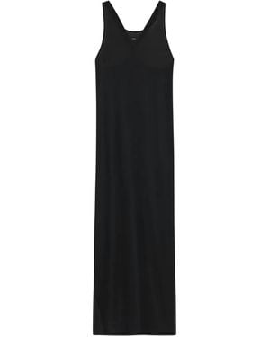 BOSS Robe En Jersey Mercerisé À Détail Torsadé Au Dos - Black