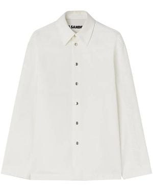 Jil Sander ロゴ シャツ - ホワイト