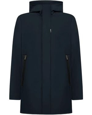 Rrd Hooded Zip-Fastening Jacket - Blue
