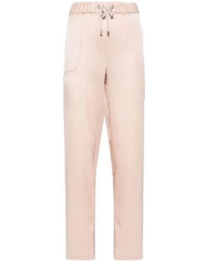 Lorena Antoniazzi Straight-Leg Track Pants - Natural