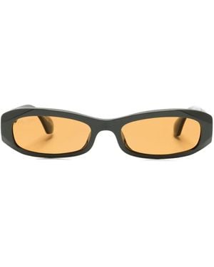 Alain Mikli Rectangle-Frame Sunglasses - Natural