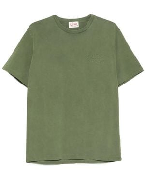MC2 Saint Barth Embroidered-Logo T-Shirt - Green