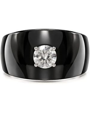 SOLO for Diamonds Bague À Diamants Taille Ronde - Black