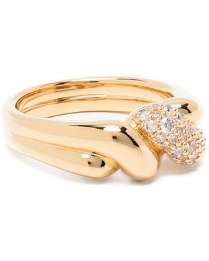 Missoma Molten Double Statement Ring - Natural