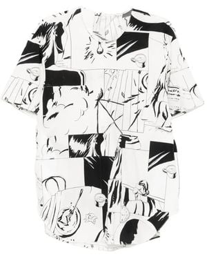 JNBY Oversizedshort Sleeves Blouse - White