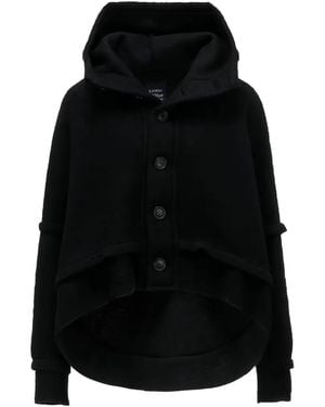 Limi Feu Hooded Asymmetric Jacket - Black