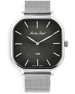 Mathey-Tissot Reloj Monsoon De Mm Con Esfera Cuadrada - Gris