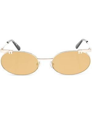 Off-White c/o Virgil Abloh Oval-Frame Sunglasses - Natural