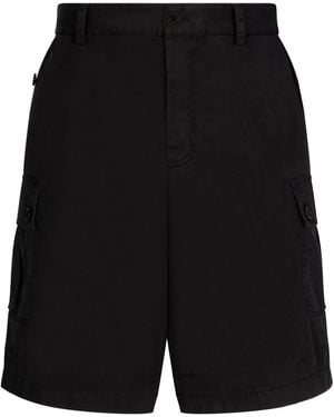 Dolce & Gabbana Bermuda Cargo Shorts - Black