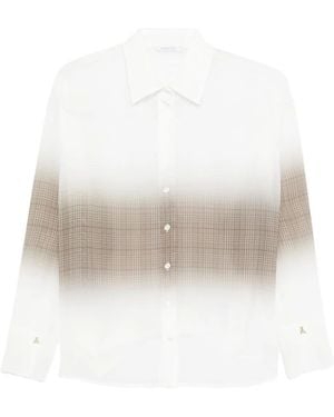 Patrizia Pepe Ombre-Print Shirt - White