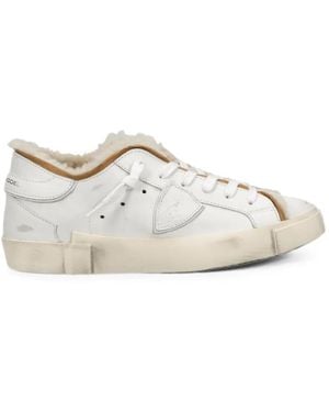 Philippe Model Prsx Sneakers Mit Shearling-Futter - Weiß