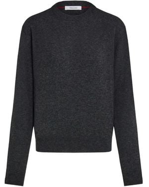 Ferragamo Long Sleeve Knitted Jumper - Blue