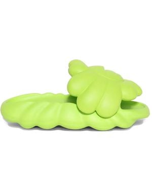 Ohana Hatake Ohana Full-Bloom Slides - Green