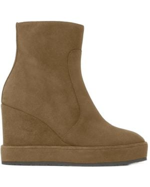 Castañer Bottines Brisbane À Semelle Compensée - Brown