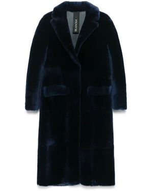 Blancha Shearling Coat - Black