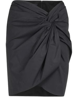 FEDERICA TOSI Knot-Detail Mini Skirt - Grey