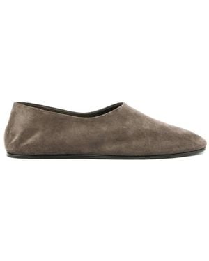Fear Of God Suede Almond-Toe Loafers - Grey