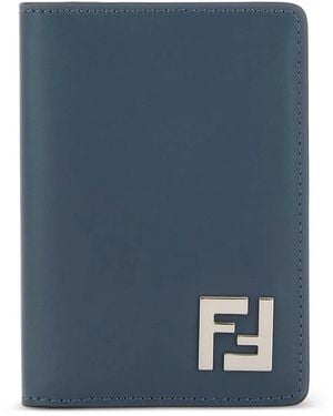 Fendi Zucca-pattern Cardholder - ブルー