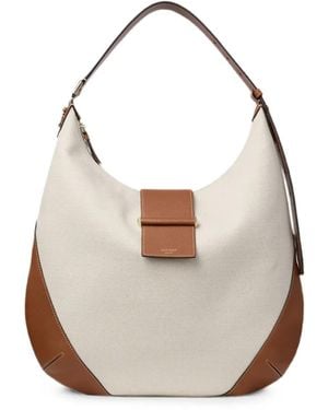 Jimmy Choo Bar Medium Shoulder Bag - White