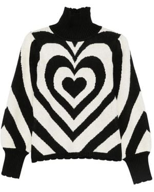 FARM Rio Heart Sweater - Black
