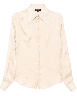 BLAKLACE Floral-Print Shirt - Natural