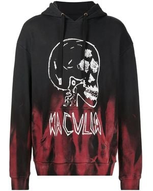 Haculla Gothis Skull Hoodie - Grey
