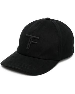 Tom Ford Baseball Cap With Logo - Black