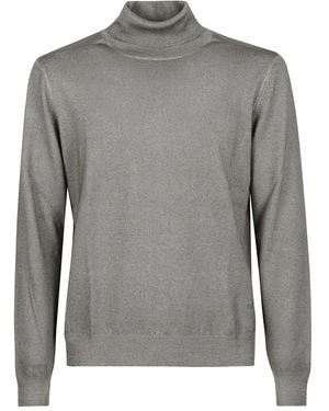 Fay Jersey de lana con cuello alto - Gris