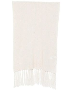 Antonelli Fringed Scarf - White