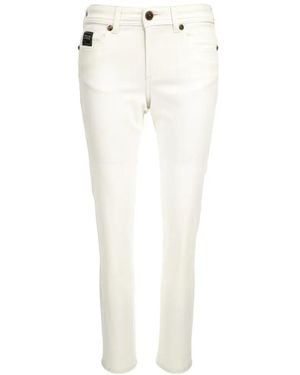 Versace Jeans Couture Belt-Loops Jeans - White