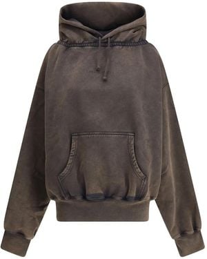 ALAINPAUL Gathered Hoodie - Gray