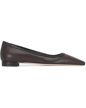 Manolo Blahnik Filotas Flat Pumps - Brown
