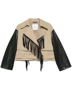 Nanushka Kazia Jacket - Natural