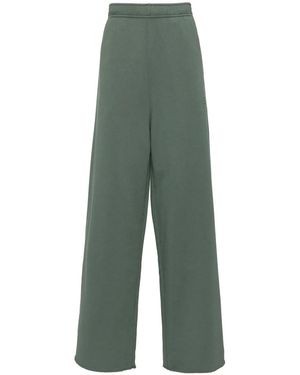 MM6 by Maison Martin Margiela エンブロイダリー ワイドパンツ - グリーン