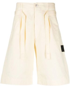 Stone Island Shadow Project Bermuda Shorts Co/ny Ripstop-tc - Natural