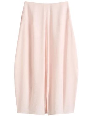 TOTEME Silk Parachute Skirt - Pink