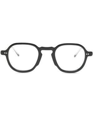Lesca Gafas Con Montura Redonda - Negro