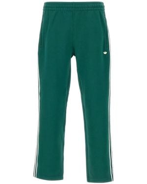 adidas Triple-Stripe Logo Trousers - Green