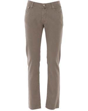Jacob Cohen Pantalones Nick con cinco bolsillos - Gris
