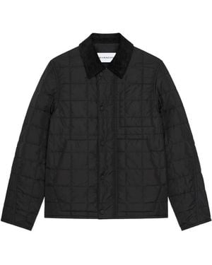 Givenchy Couture Seam Quilted Blouson With Paris - Black