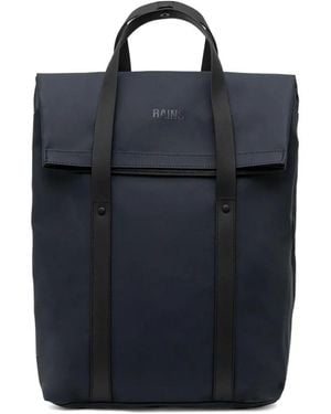 Rains 2 Way Tote Flap Backpack - Blue