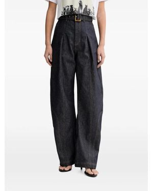 Munthe Vaqueros Nanina Con Cinturón - Negro