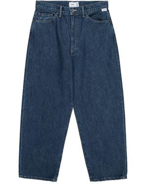 WTAPS Logo-Embroidered Jeans - Blue