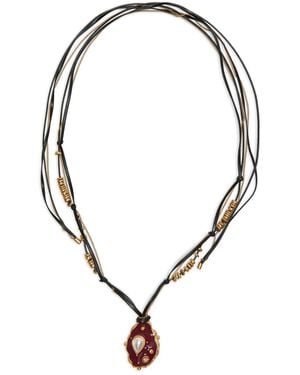 Maliparmi Collier En Corde - Métallisé