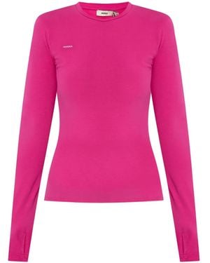 PANGAIA Top deportivo con detalle de abertura - Rosa