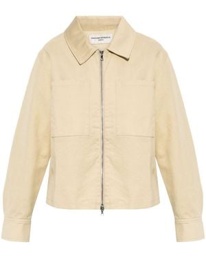 Officine Generale Zip-Up Jacket - Natural