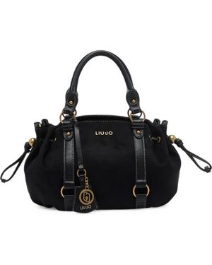 Liu Jo Bolso Pequeño Con Cordones - Negro