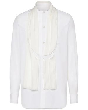 Maison Margiela Scarf Shirt - White
