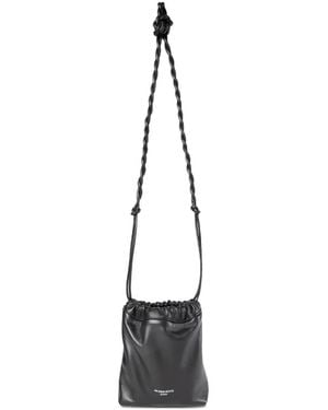 Ann Demeulemeester Medium Marilyn Knot Cross Body Bag - White